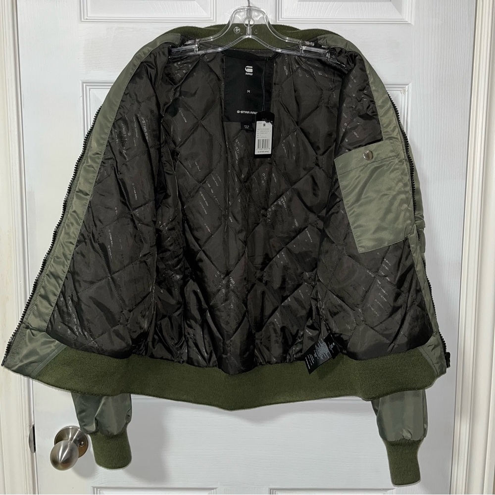 G Star Raw Rackam Bomber Jacket Medium - Picture 2 of 6